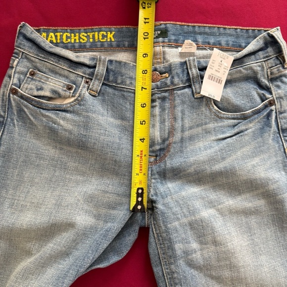 JCrew Matchstick Stretch Capris Cotton/Spandex Women’s Size: 27 Light Wash NWT - Picture 5 of 8